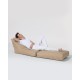 Atelier del Sofa Garden Bean Bag Siesta Sofa Bed Pouf - Mink Mink