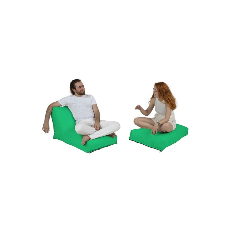 Atelier del Sofa Garden Bean Bag Siesta Sofa Bed Pouf - Green Green