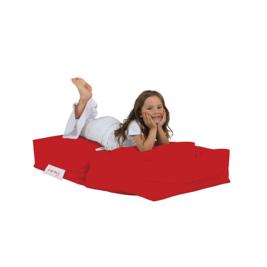Atelier del Sofa Garden Bean Bag Kids Single Seat Pouffe - Red Red