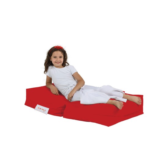 Atelier del Sofa Garden Bean Bag Kids Single Seat Pouffe - Red Red