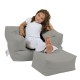 Garden Bean Bag Kids Single Seat Pouffe - Fume Fume Atelier del Sofa Garden Bean Bag Kids Single Seat Pouffe - Fume Fume