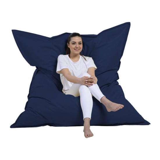 Atelier del Sofa Garden Bean Bag Giant Cushion 140x180 - Dark Blue Dark Blue