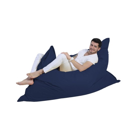 Atelier del Sofa Garden Bean Bag Giant Cushion 140x180 - Dark Blue Dark Blue