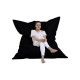 Garden Bean Bag Giant Cushion 140x180 - Black Black Atelier del Sofa Garden Bean Bag Giant Cushion 140x180 - Black Black