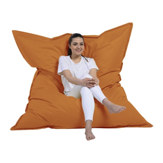Garden Bean Bag Giant Cushion 140x180 - Orange Orange Atelier del Sofa Garden Bean Bag Giant Cushion 140x180 - Orange Orange