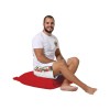 Atelier del Sofa Garden Cushion Cushion Pouf 70x70 - Red Red