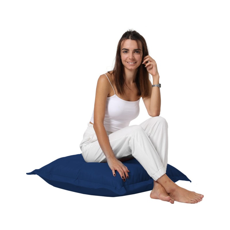 Garden Cushion Cushion Pouf 70x70 - Dark Blue Dark Blue