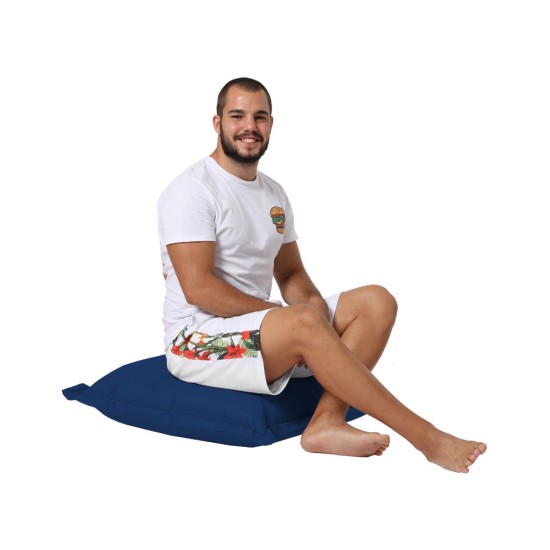 Garden Cushion Cushion Pouf 70x70 - Dark Blue Dark Blue Garden Cushion Cushion Pouf 70x70 - Dark Blue Dark Blue