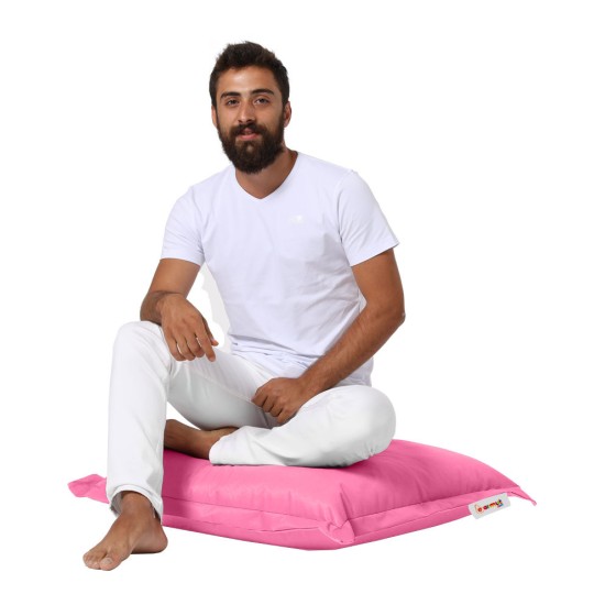 Garden Cushion Cushion Pouf 70x70 - Pink Pink Garden Cushion Cushion Pouf 70x70 - Pink Pink