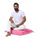 Garden Cushion Cushion Pouf 70x70 - Pink Pink Garden Cushion Cushion Pouf 70x70 - Pink Pink