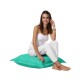 Garden Cushion Cushion Pouf 70x70 - Turquoise Turquoise