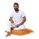 Garden Cushion Cushion Pouf 70x70 - Orange Orange