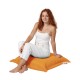Garden Cushion Cushion Pouf 70x70 - Orange Orange