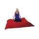 Atelier del Sofa Garden Bean Bag Cushion Pouf 100x100 - Red Red