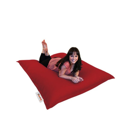 Atelier del Sofa Garden Bean Bag Cushion Pouf 100x100 - Red Red