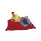 Atelier del Sofa Garden Bean Bag Cushion Pouf 100x100 - Red Red