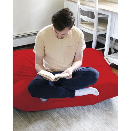 Atelier del Sofa Garden Bean Bag Cushion Pouf 100x100 - Red Red