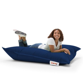 Garden Bean Bag Cushion Pouf 100x100 - Dark Blue Dark Blue