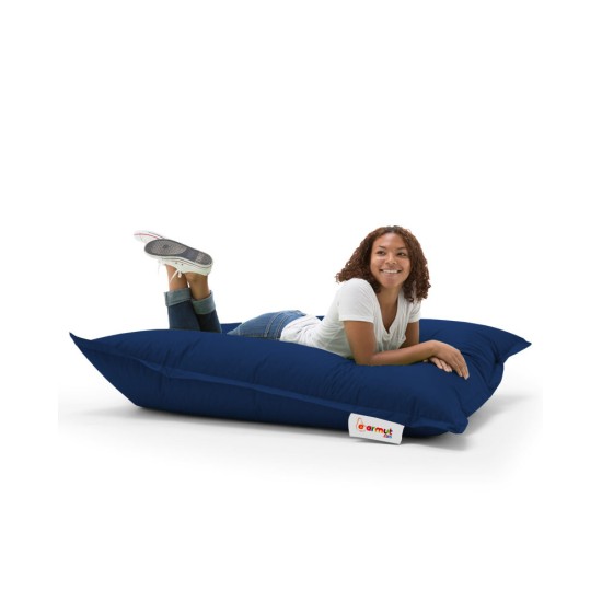 Garden Bean Bag Cushion Pouf 100x100 - Dark Blue Dark Blue Atelier del Sofa Garden Bean Bag Cushion Pouf 100x100 - Dark Blue Dark Blue