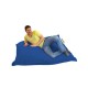 Garden Bean Bag Cushion Pouf 100x100 - Blue Blue Atelier del Sofa Garden Bean Bag Cushion Pouf 100x100 - Blue Blue
