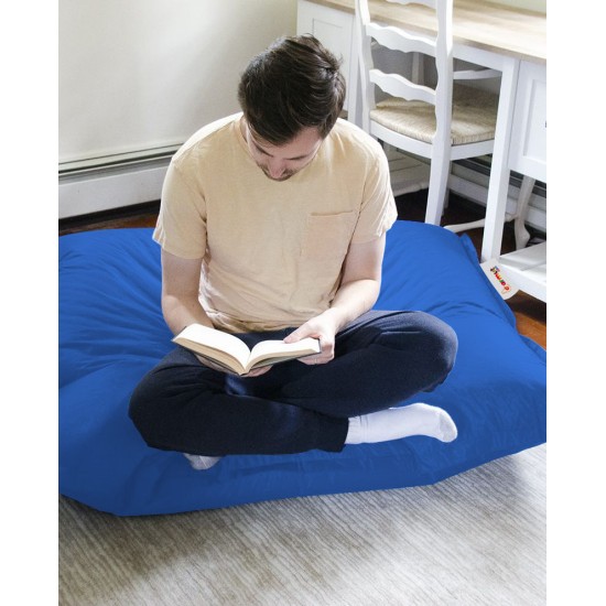 Garden Bean Bag Cushion Pouf 100x100 - Blue Blue Atelier del Sofa Garden Bean Bag Cushion Pouf 100x100 - Blue Blue