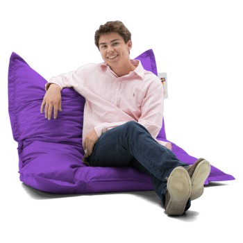 Garden Bean Bag Cushion Pouf 100x100 - Purple Purple