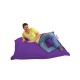Atelier del Sofa Garden Bean Bag Cushion Pouf 100x100 - Purple Purple