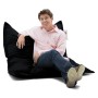 Garden Bean Bag Cushion Pouf 100x100 - Black Black