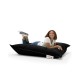 Atelier del Sofa Garden Bean Bag Cushion Pouf 100x100 - Black Black