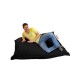 Atelier del Sofa Garden Bean Bag Cushion Pouf 100x100 - Black Black