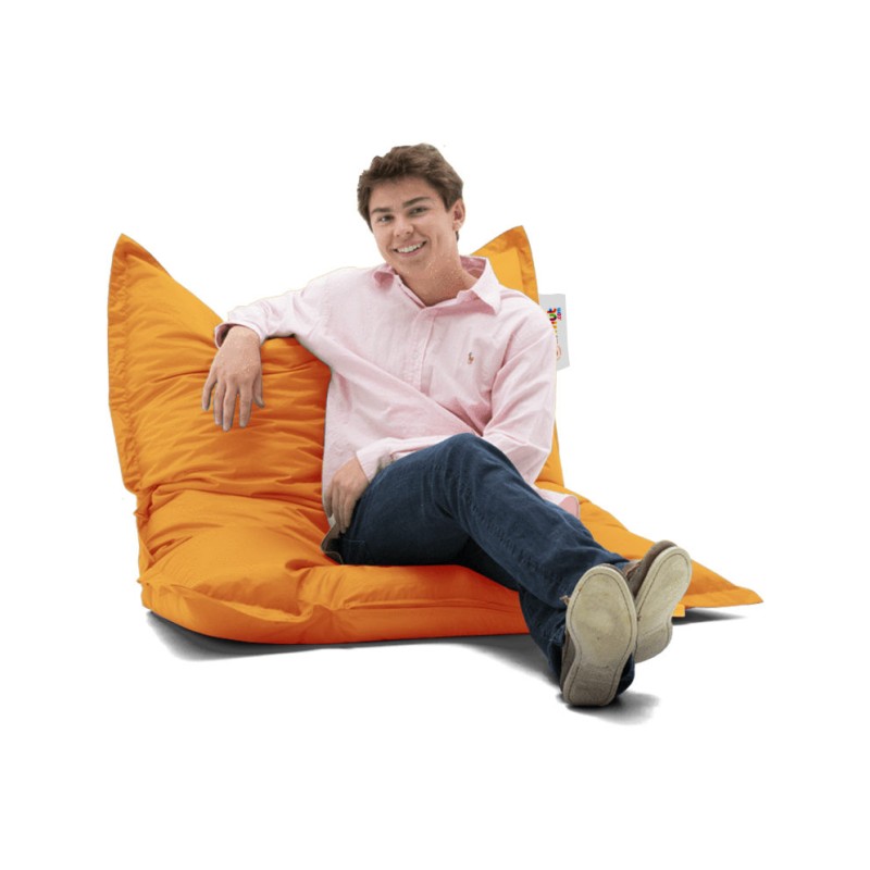 Atelier del Sofa Garden Bean Bag Cushion Pouf 100x100 - Orange Orange