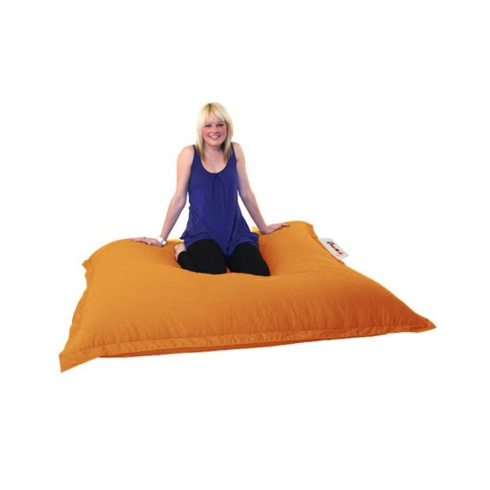 Atelier del Sofa Garden Bean Bag Cushion Pouf 100x100 - Orange Orange