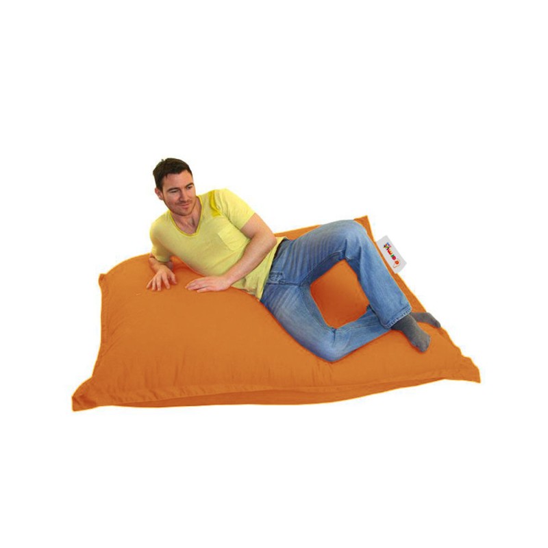 Atelier del Sofa Garden Bean Bag Cushion Pouf 100x100 - Orange Orange