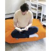 Atelier del Sofa Garden Bean Bag Cushion Pouf 100x100 - Orange Orange