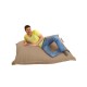 Atelier del Sofa Garden Bean Bag Cushion Pouf 100x100 - Mink Mink