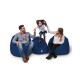 Garden Bean Bag Iyzi 100 Cushion Pouf - Dark Blue Dark Blue Atelier del Sofa Garden Bean Bag Iyzi 100 Cushion Pouf - Dark Blue Dark Blue