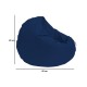 Garden Bean Bag Iyzi 100 Cushion Pouf - Dark Blue Dark Blue Atelier del Sofa Garden Bean Bag Iyzi 100 Cushion Pouf - Dark Blue Dark Blue