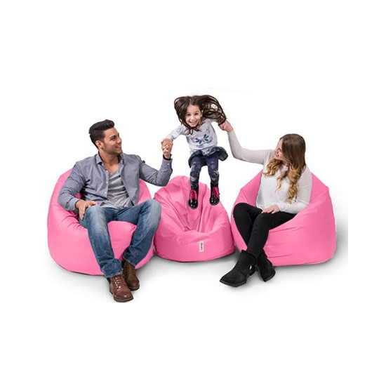 Garden Bean Bag Iyzi 100 Cushion Pouf - Pink Pink Atelier del Sofa Garden Bean Bag Iyzi 100 Cushion Pouf - Pink Pink