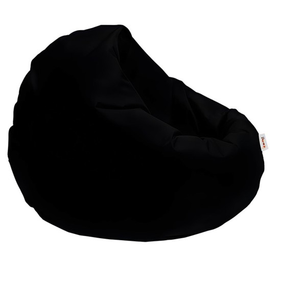 Garden Bean Bag Iyzi 100 Cushion Pouf - Black Black Atelier del Sofa Garden Bean Bag Iyzi 100 Cushion Pouf - Black Black