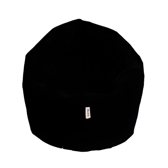 Garden Bean Bag Iyzi 100 Cushion Pouf - Black Black Atelier del Sofa Garden Bean Bag Iyzi 100 Cushion Pouf - Black Black