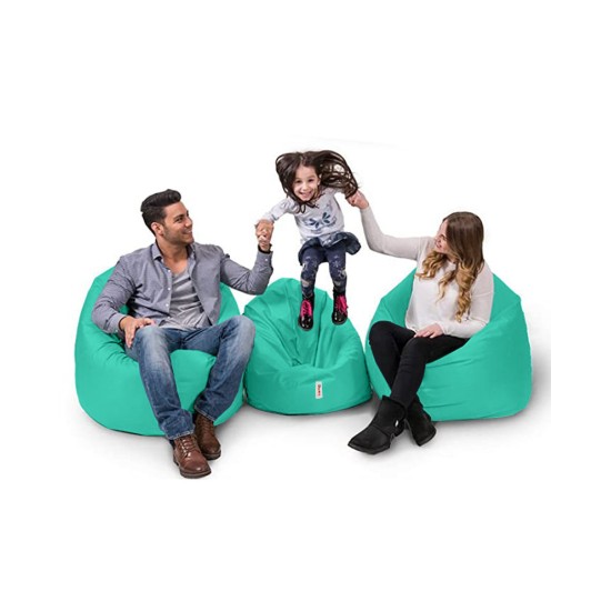 Garden Bean Bag Iyzi 100 Cushion Pouf - Turquoise Turquoise Atelier del Sofa Garden Bean Bag Iyzi 100 Cushion Pouf - Turquoise Turquoise