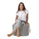 Garden Pouffe Square Pouf - Fume Fume