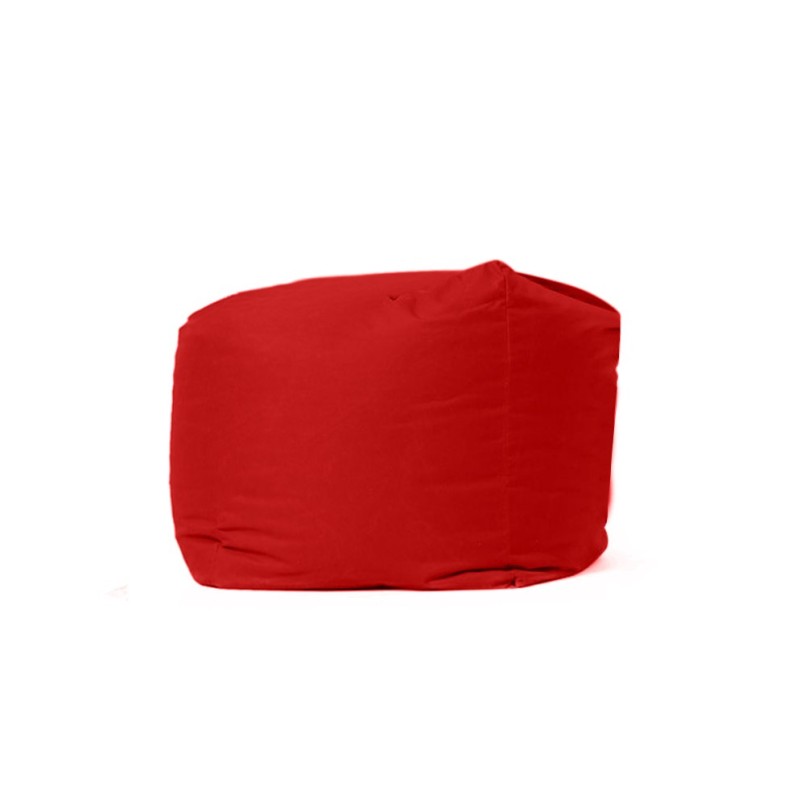 Garden Pouffe Square Pouf - Red Red