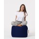 Garden Pouffe Square Pouf - Dark Blue Dark Blue
