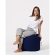 Garden Pouffe Square Pouf - Dark Blue Dark Blue