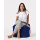 Garden Pouffe Square Pouf - Blue Blue Garden Pouffe Square Pouf - Blue Blue