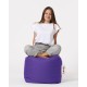 Garden Pouffe Square Pouf - Purple Purple Garden Pouffe Square Pouf - Purple Purple
