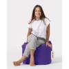 Garden Pouffe Square Pouf - Purple Purple