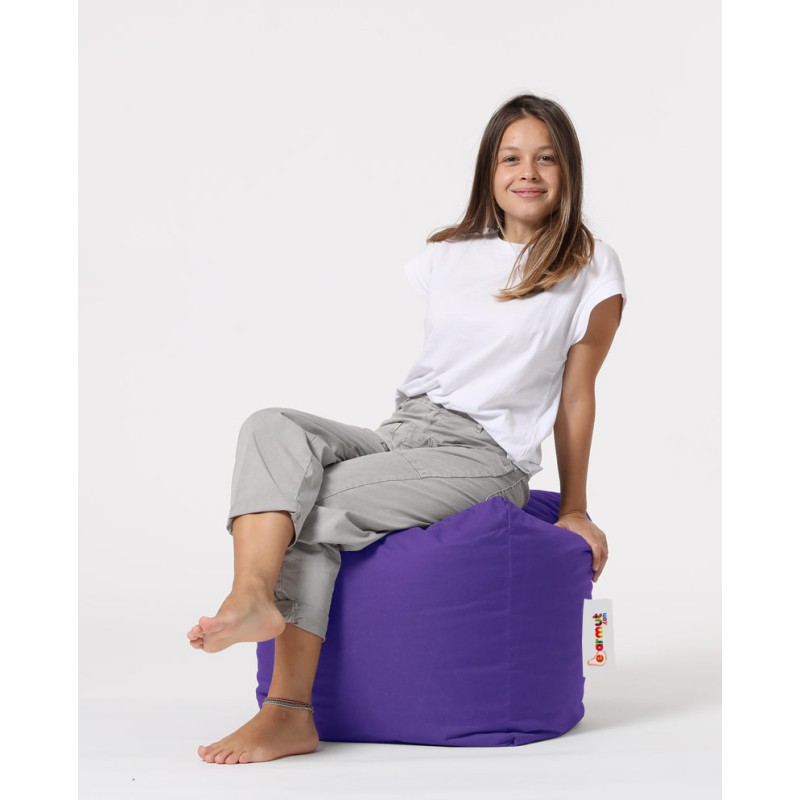 Garden Pouffe Square Pouf - Purple Purple