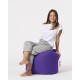 Garden Pouffe Square Pouf - Purple Purple Garden Pouffe Square Pouf - Purple Purple